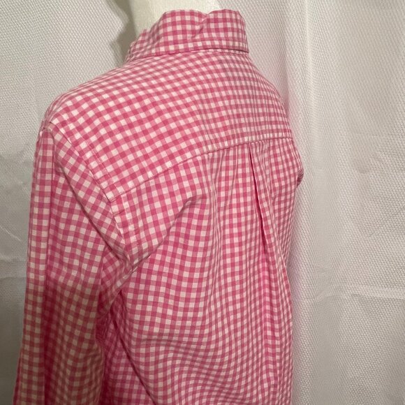 Ralph Lauren Pink Gingham Women's Shirt - Picture 4 of 14